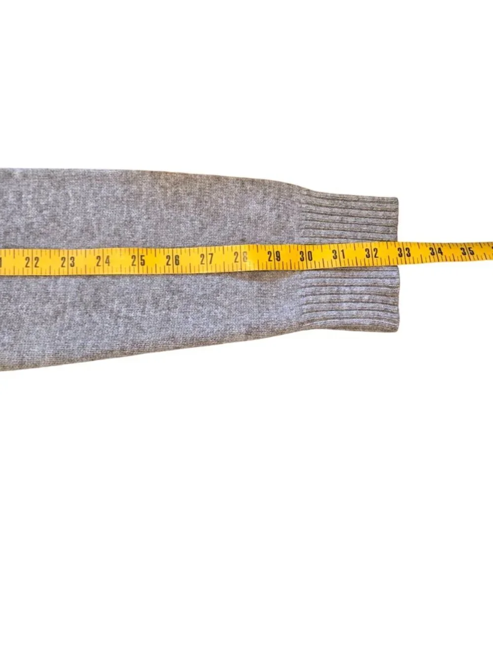 Vintage Men's J. Crew Lambswool Raglan Heather Brown Crew Sweater Size Large